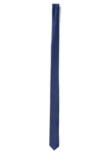 GRAVATA CASH DE CETIM AZUL MARINHO