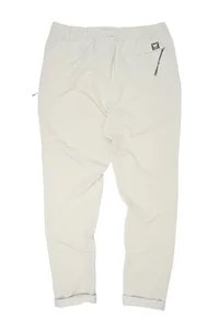 CALÇA JOGGER MICROFIBRA BEGE C/ ZIPER