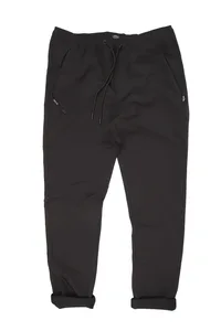 CALÇA JOGGER MICROFIBRA PRETA C/ ZIPER
