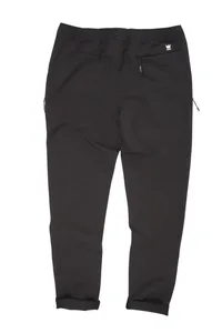 CALÇA JOGGER MICROFIBRA PRETA C/ ZIPER