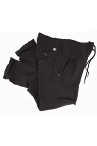 CALÇA JOGGER MICROFIBRA PRETA C/ ZIPER
