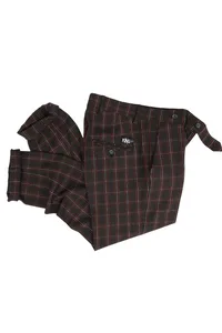 CALÇA XADREZ ALFAIATARIA PRETA