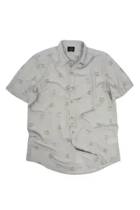 CAMISA CINZA DE VISCOSE BORACAY