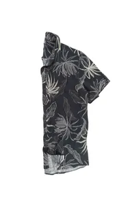 CAMISA PRETA DE VISCOSE MOOREA