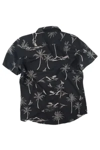 CAMISA PRETA DE VISCOSE SUMATRA