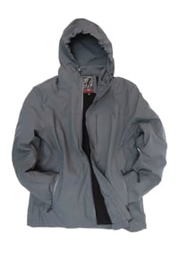 JAQUETA NYLON CAPUZ SPACE GRAFITE