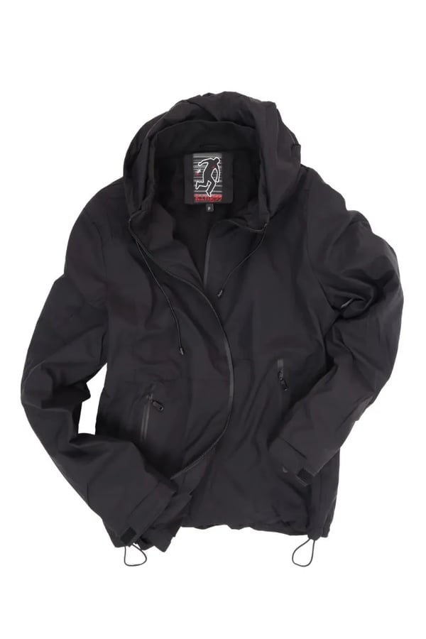 JAQUETA NYLON CAPUZ URBAN PRETA