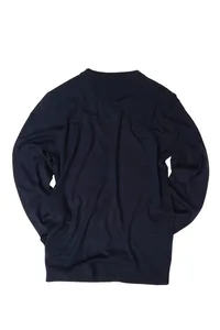 SUÉTER AZUL MARINHO GOLA REDONDA RAMO RAIO