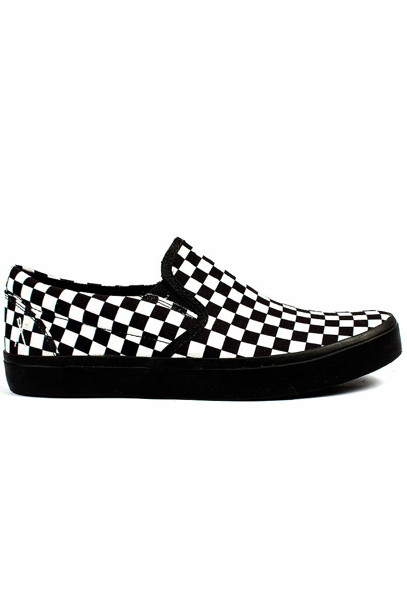 tenis slip on quadriculado
