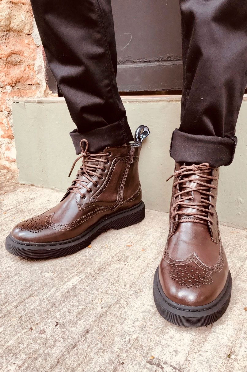 botas brogue masculinas