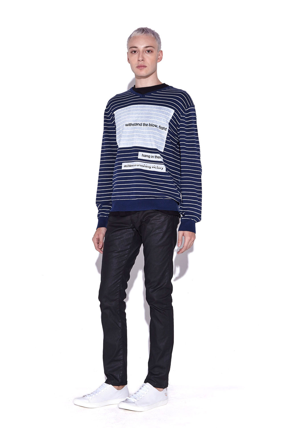 sueter masculino azul marinho