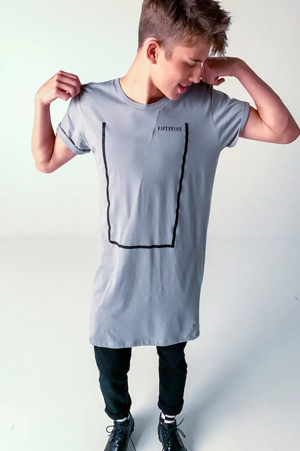CAMISETA CINZA FIFTYFIVE