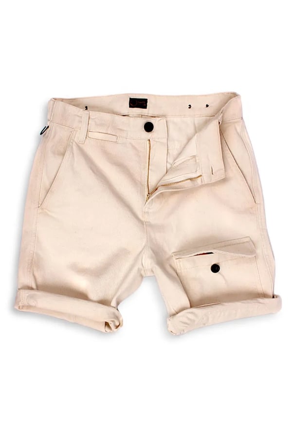BERMUDA CICLISTA WHITE DENIM