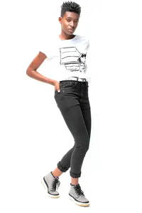 CALÇA JEANS SKINNY BACK TO 80´S