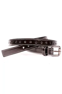 CINTO SLIM PRETO BRILHANTE