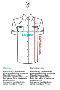 CAMISA DE LINHO MASCULINA MANGA CURTA VERDE ÁGUA
