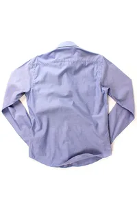 CAMISA SOCIAL SLIM FIT AZUL ALBERT