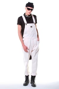 JARDINEIRA BRANCA WHITE DENIM