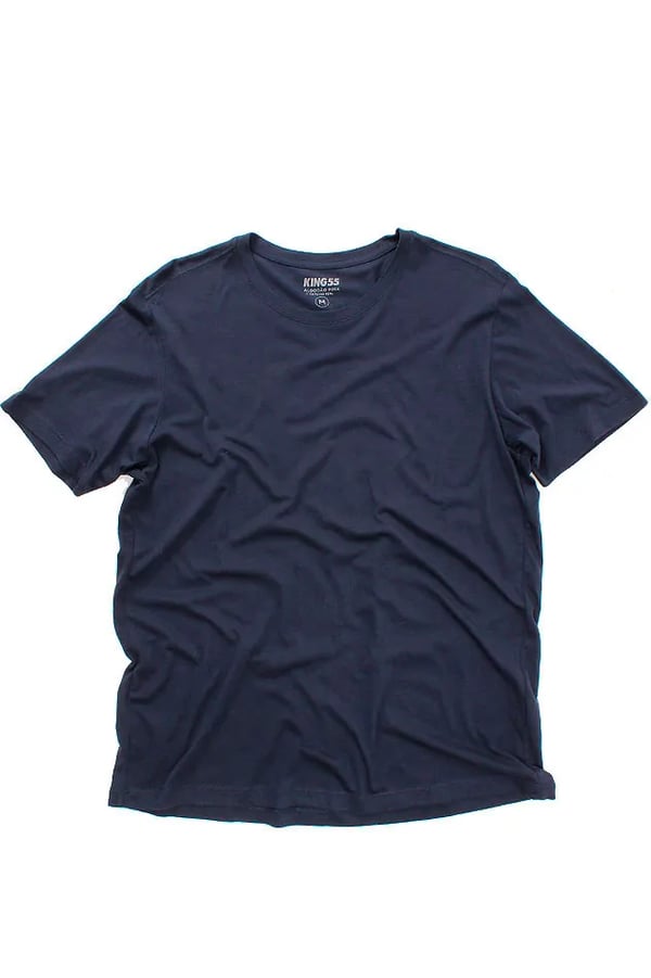 CAMISETA AZUL LISA PIMA PLAN