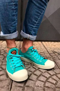 TÊNIS AZUL TURQUESA 188 LOW