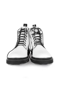 BOTA BRANCA NEW LONDON SOLADO PERSONALIZADO K55
