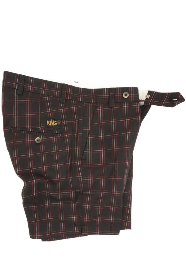 BERMUDA SHORTS PRETO XADREZ ALFAIATARIA