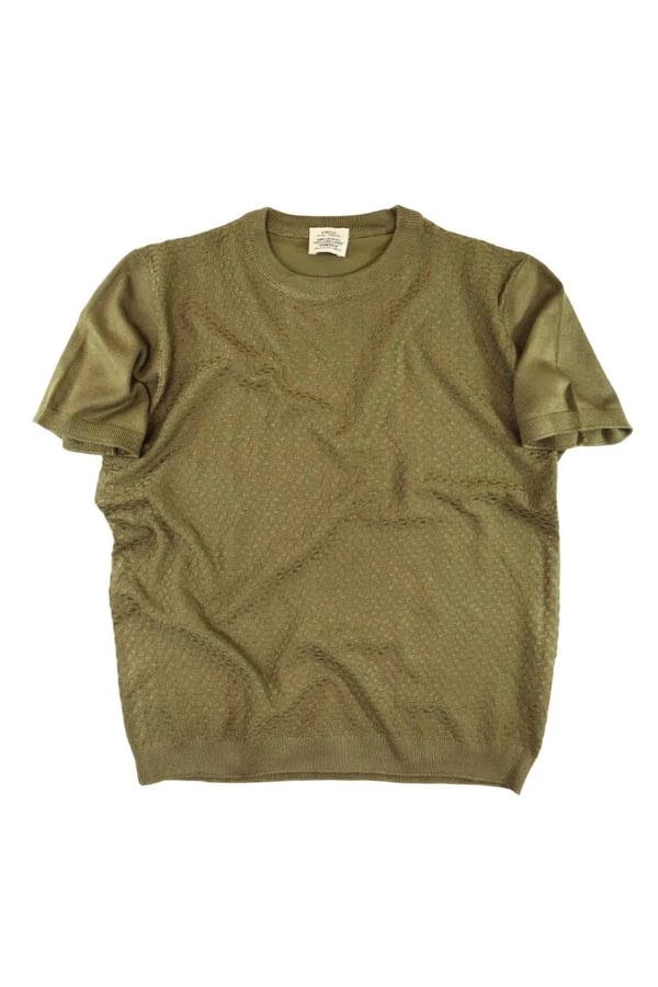BLUSA TRICOT VERDE MILITAR FLAG