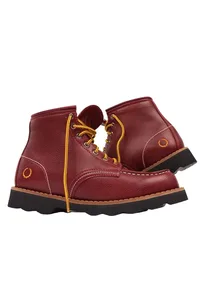 BOTA MOC TOE WORKER VINHO RAMO RAIO