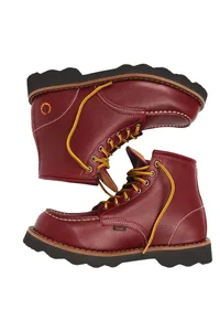 BOTA MOC TOE WORKER VINHO RAMO RAIO