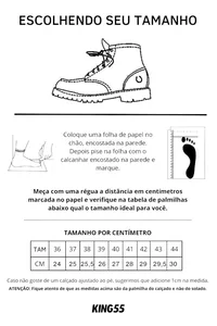 BOTA MOC TOE WORKER VINHO RAMO RAIO
