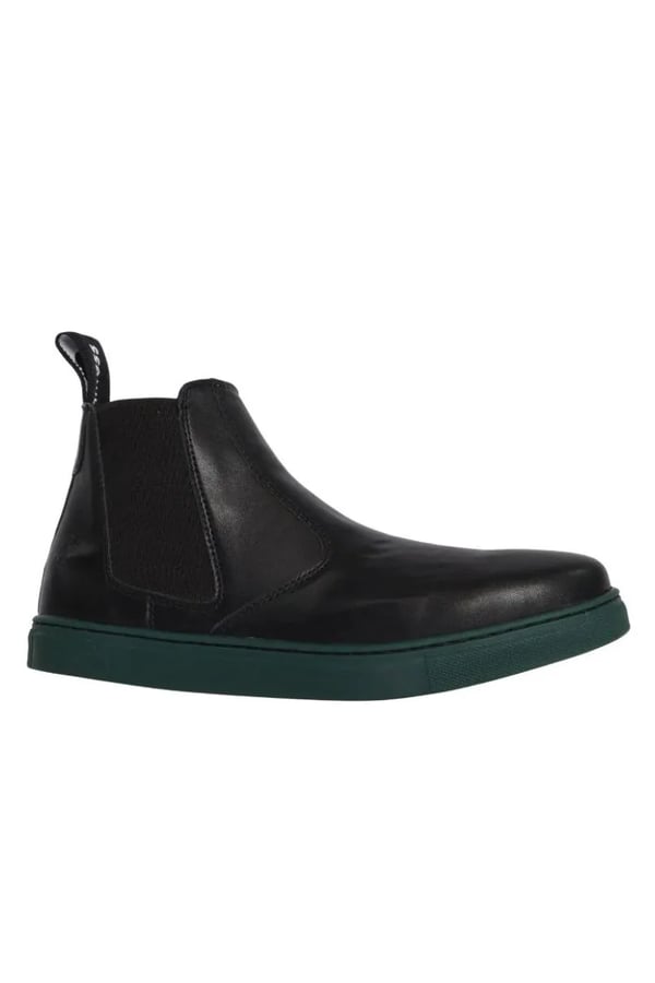 BOTA PRETA COM VERDE TOKYO