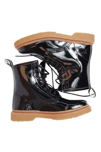BOTA PRETA LONDONX VERNIZ SOLADO PERSONALIZADO K55