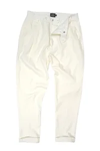CALÇA OFF WHITE LINHO COM VISCOSE ALFAIATARIA