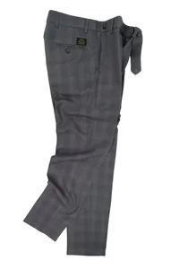 CALÇA GRAFITE XADREZ ALFAIATARIA