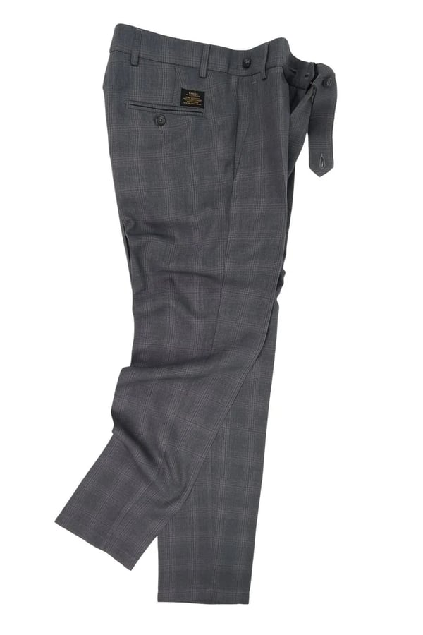 CALÇA GRAFITE XADREZ ALFAIATARIA
