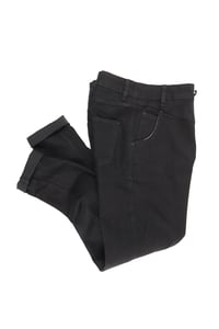 CALÇA JEANS PRETA POP BLACK TO BLACK 80'S