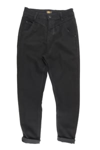 CALÇA JEANS PRETA POP BLACK TO BLACK 80'S