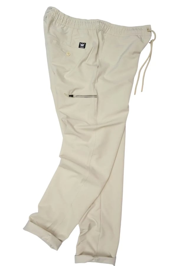 CALÇA JOGGER MICROFIBRA BEGE