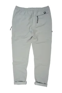 CALÇA JOGGER MICROFIBRA CINZA C/ ZIPER