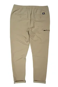 CALÇA JOGGER MICROFIBRA KAKI