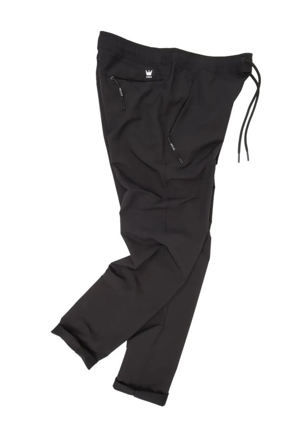 CALÇA JOGGER MICROFIBRA PRETA C/ ZIPER