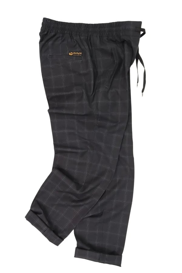 CALÇA JOGGER XADREZ ALFAIATARIA CHUMBO