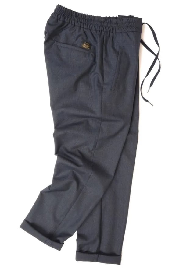 CALÇA JOGGER XADREZ DARK BLUE