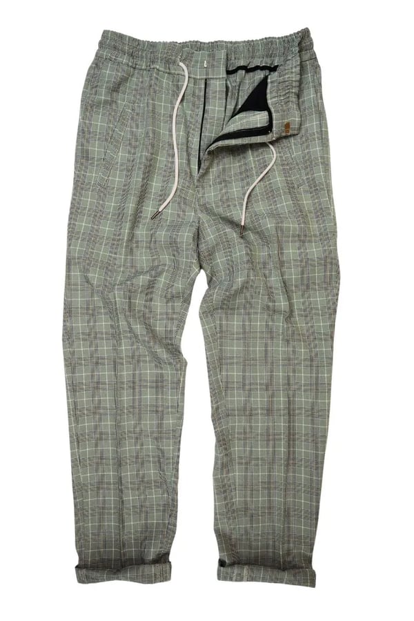 CALÇA JOGGER XADREZ VERDE
