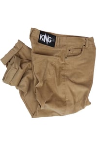 CALÇA  L.A  DE VELUDO COTELÊ KAKI