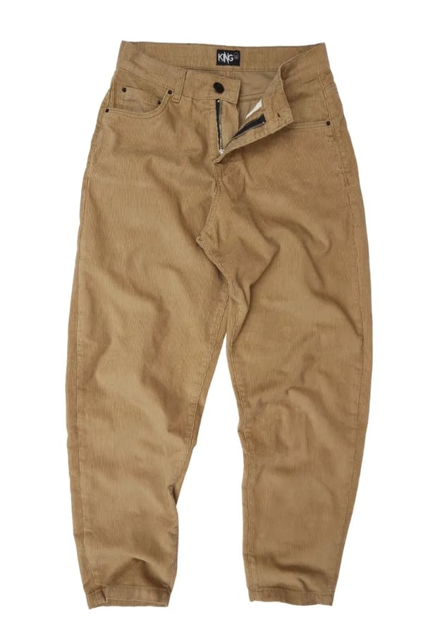 CALÇA  L.A  DE VELUDO COTELÊ KAKI