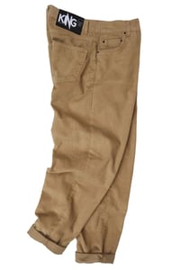 CALÇA  L.A  DE VELUDO COTELÊ KAKI