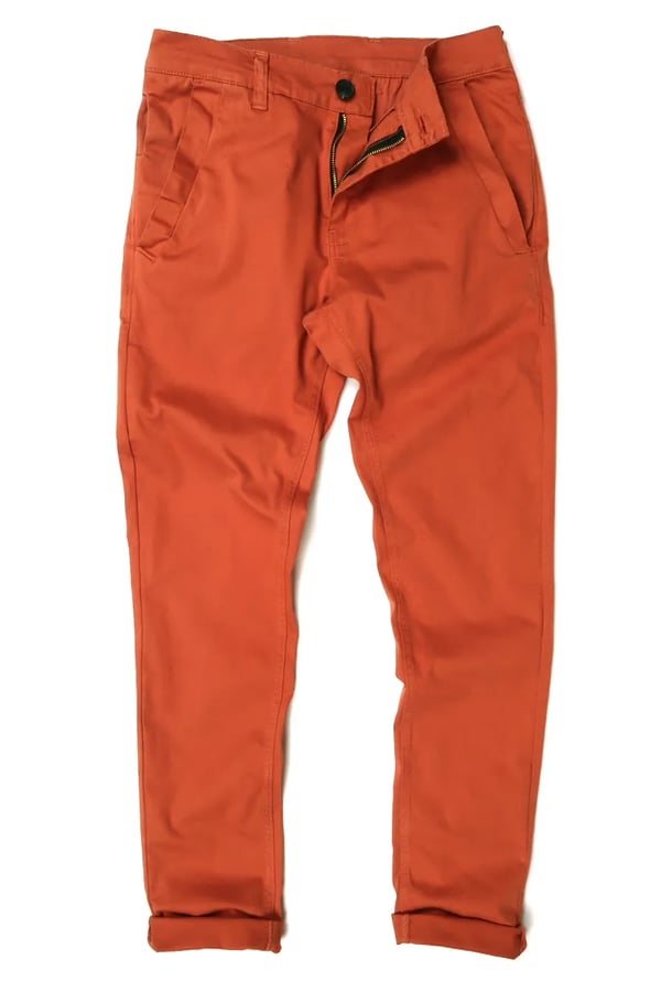CALÇA LARANJA SARJA NY