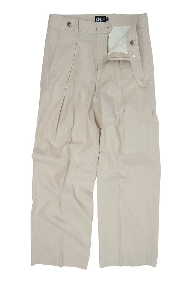 CALÇA LINHO PANTALONA CRU