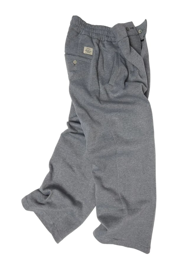 CALÇA PANTALONA MOLETOM CINZA